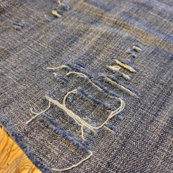 Lucky 221 Original Straight Cut Off Distressed 36 - Picture 6 of 8